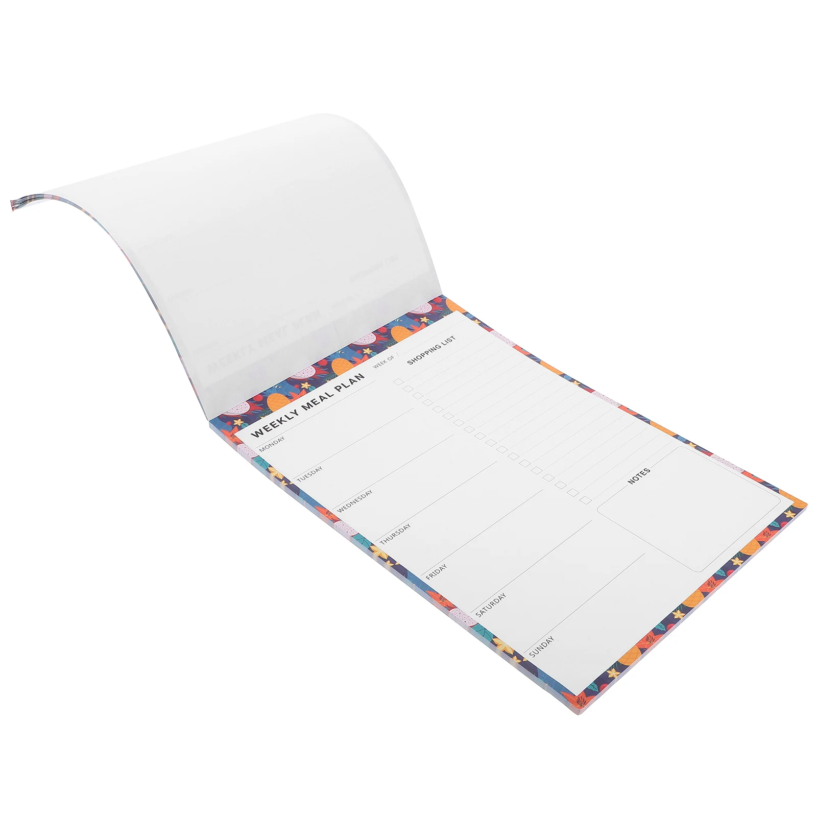 

Refrigerator Stickers Shopping List Planner Memo Pad Planners for Meals Weekly and Grocery Notepads Menu Board
