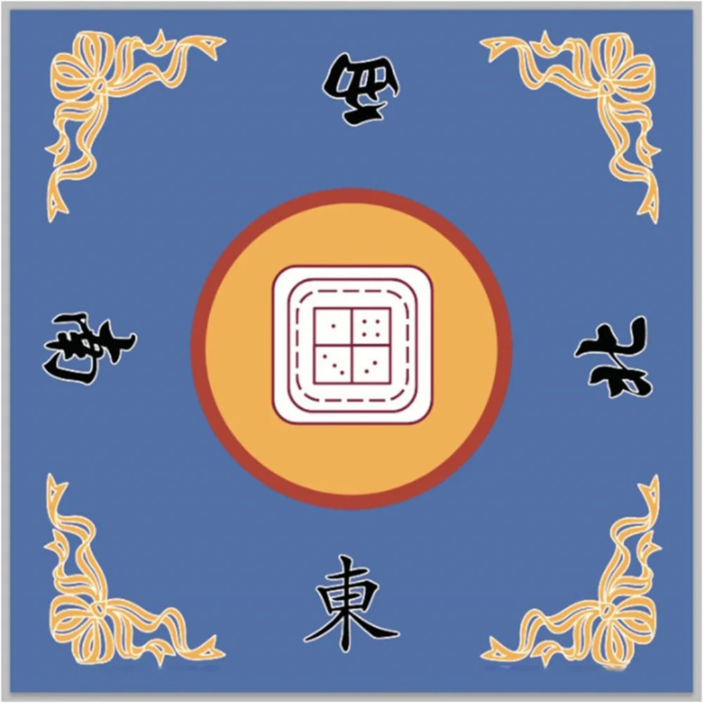 

Multi-sizes Texas Hold'em Poker Tablecloth Thicken Mahjong Game Table Mat Mahjong Table Mat for Desktop Home Card Game