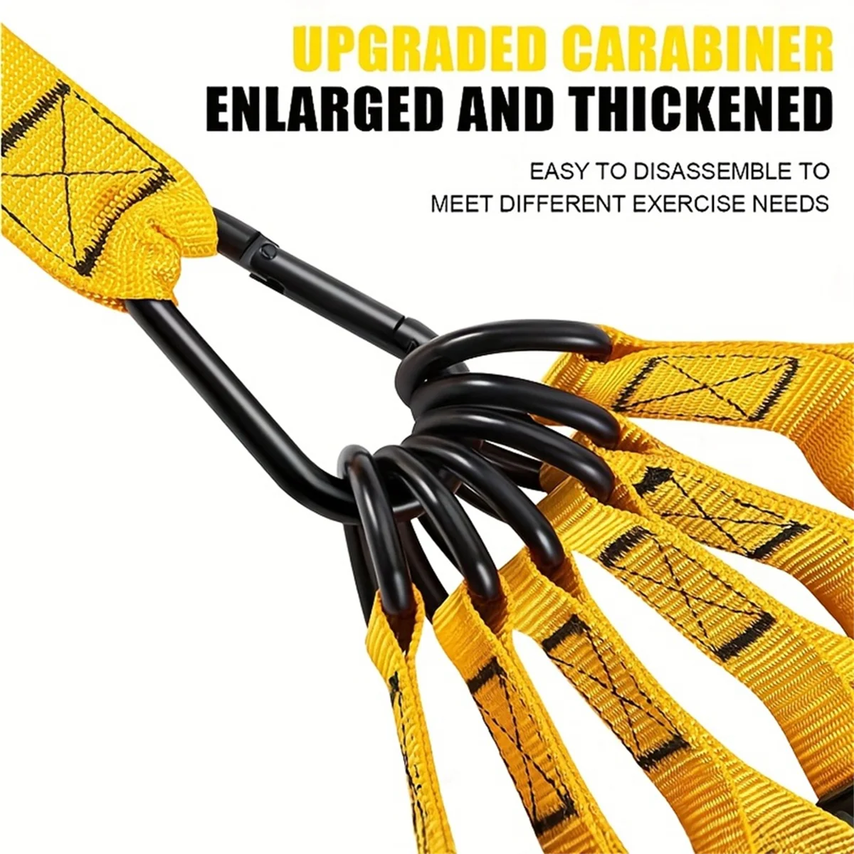 

AA74 300 фунтов высокопрочные эспандеры тренировочный набор съемник эластичный ремень натяжная веревка фитнес съемник веревка желтый