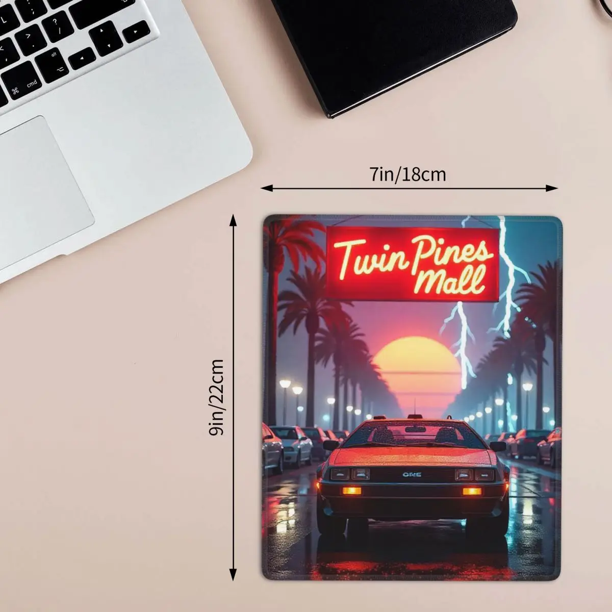 DeLorean Time Machine Back To The Future Mouse Pad Computer Keyboard Mouse Mat Gamer PC Laptop Desk Mat Office Accessories