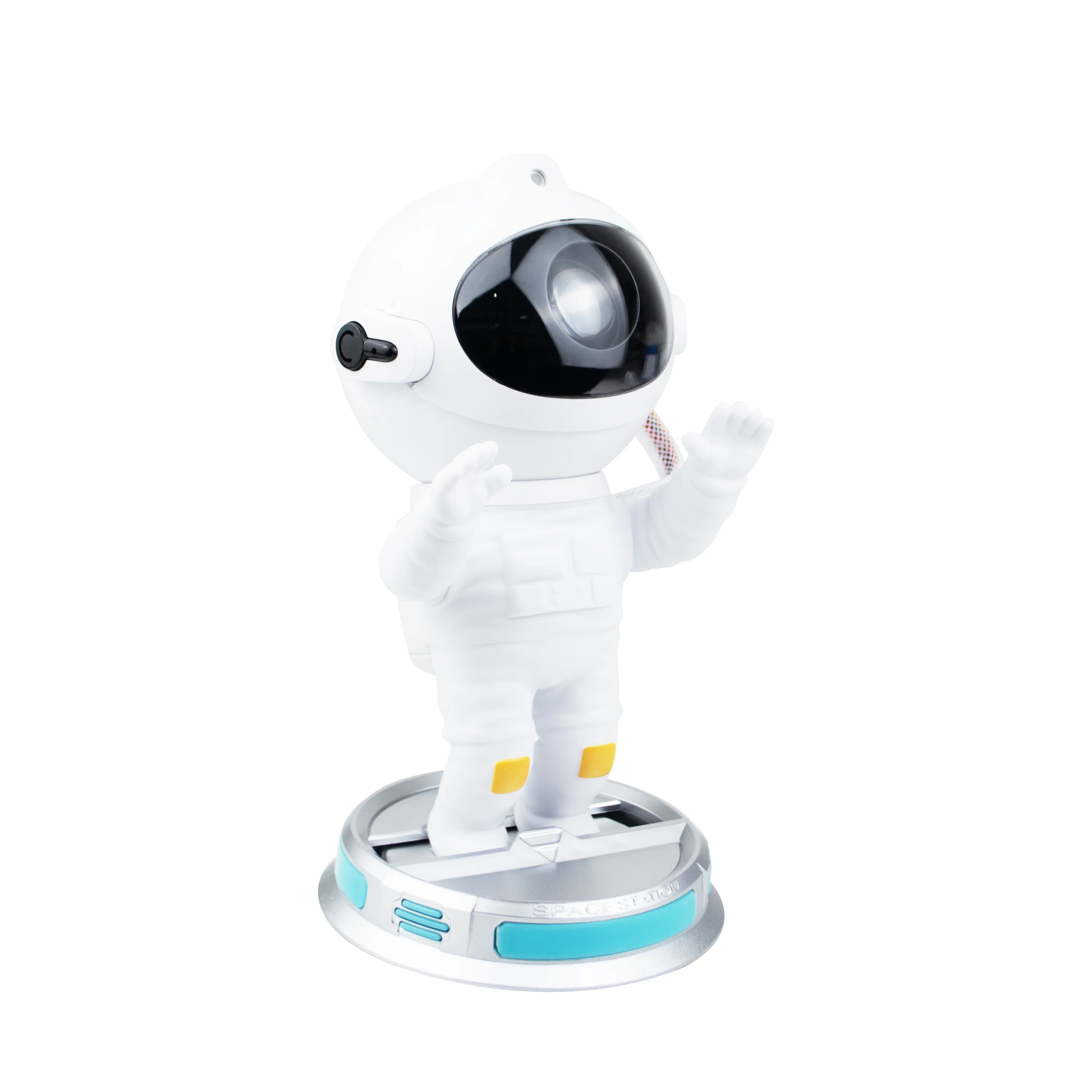 Astronauta Starry Sky Lights, Creative Night Light, cheio de estrelas, Astronautas Projection Lamp Gift, Lâmpadas ambiente, Spaceman, Novo