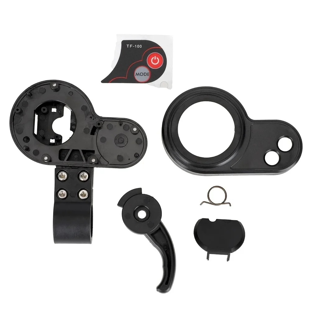 Plastic Dashboard Housing for TF 100 Electric Scooter with Sticker Pack Black Size 12.67 3.4 11.02 cm Simple Assembly