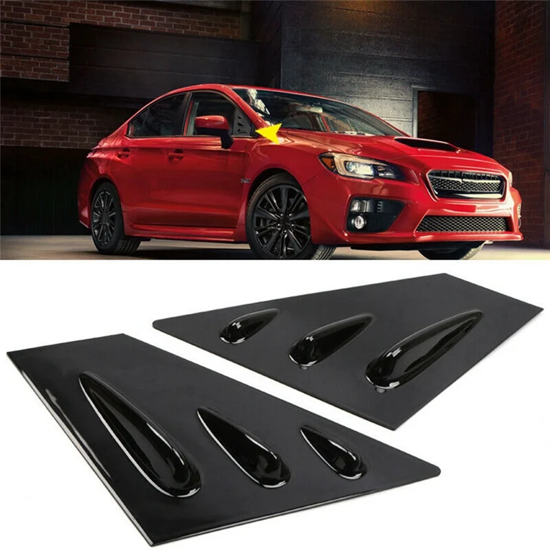 

Front Column Louvers Front Triangle Window Louver Covers Spoiler Louvers Car Fits For Subaru WRX Sti 2015-2019 Replacement-[Qahk