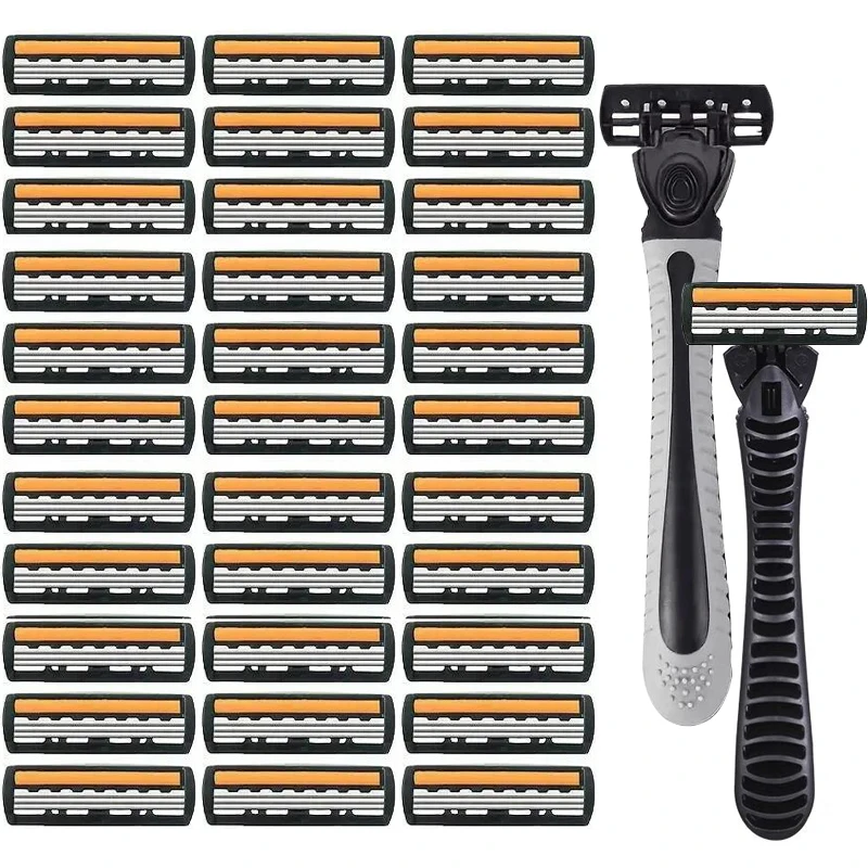 Shaver Brand New Design Men Razor Shaving two Layer Shaver Reusable Razor Imported Blade Multi Tool Head Change