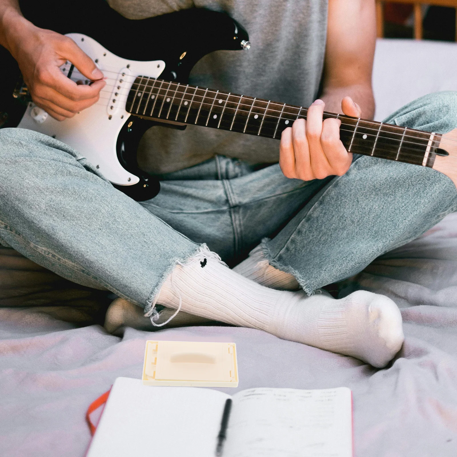 

String Cleaning Scrubber Guitar Accessories Bass Tools Fretboard Acoustic Cleaner for Men Brush Eraser Beginners