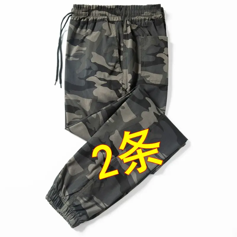 

Камуфляжные рабочие брюки, мужская свободная рабочая одежда, парусиновая одежда с высокой талией, молодежные активные брюки, четыре сезона, универсальная смесь хлопка и полиэстера