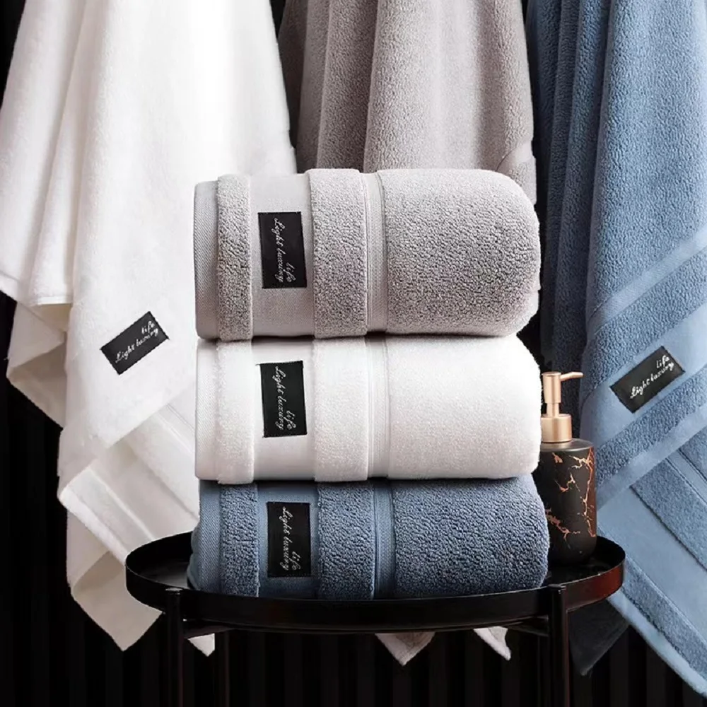 160x80cm Big 100% Cotton Towels Luxury Big Shower Towel Cover Terry Washcloth Travel Sport Gift Towels Toalhas De Banhos 수건 세트