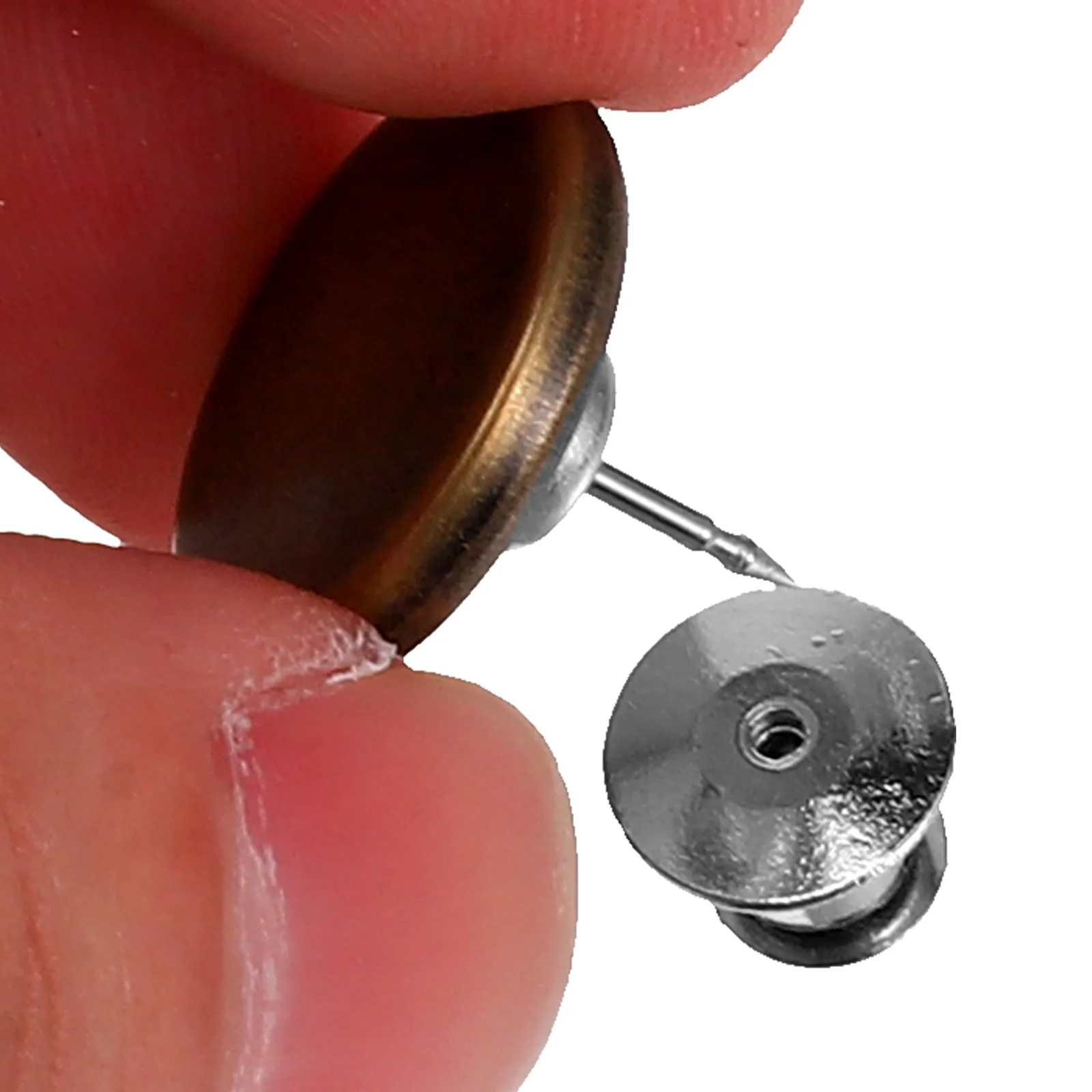 

15Pcs Metal Buttons Jeans Buckles Removable Alloy Pants Button Replacement DIY Accessories for Jeans Pants Skirts