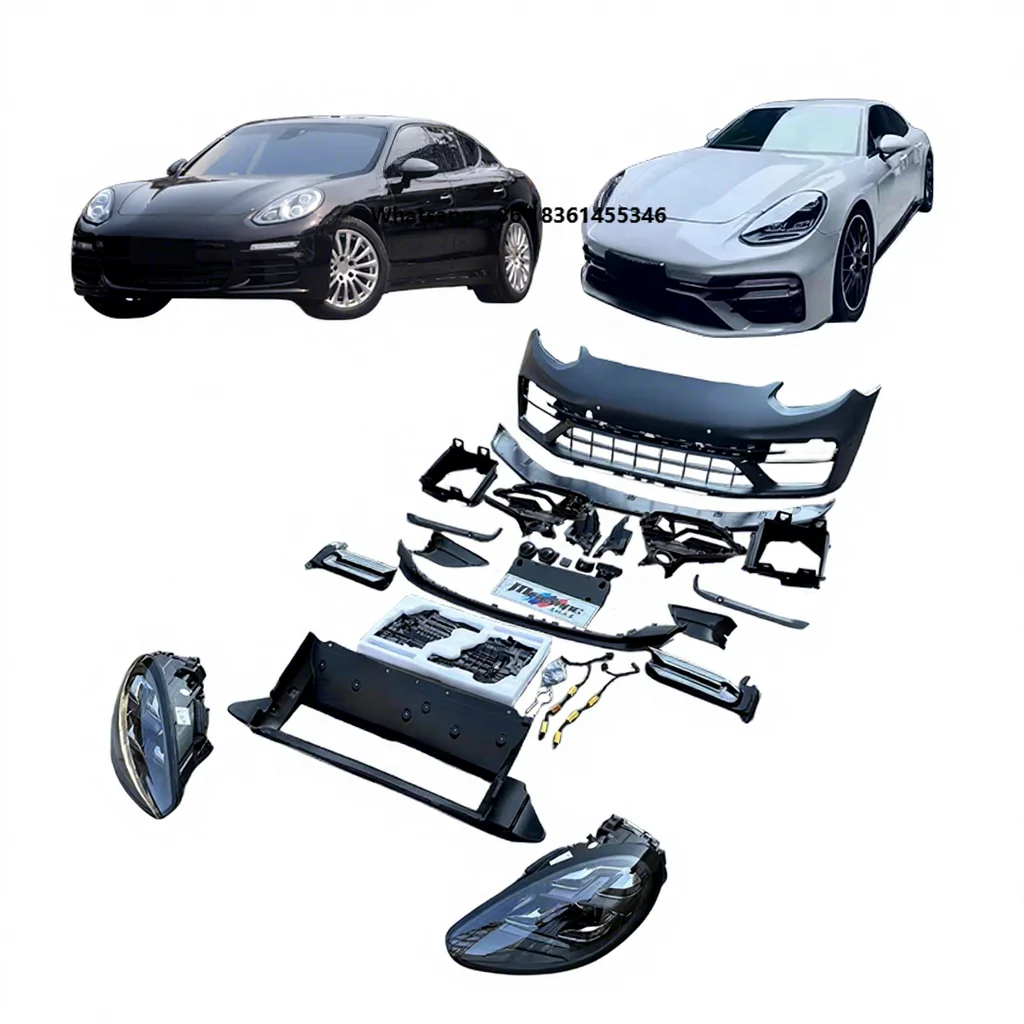 

For Porsches Panameras 970 Body Kit STLF 10-16 970.1 970.2 Upgrade to 971 Turbo S Facelift Car Bumpers Bodykit PDLS Headlamps