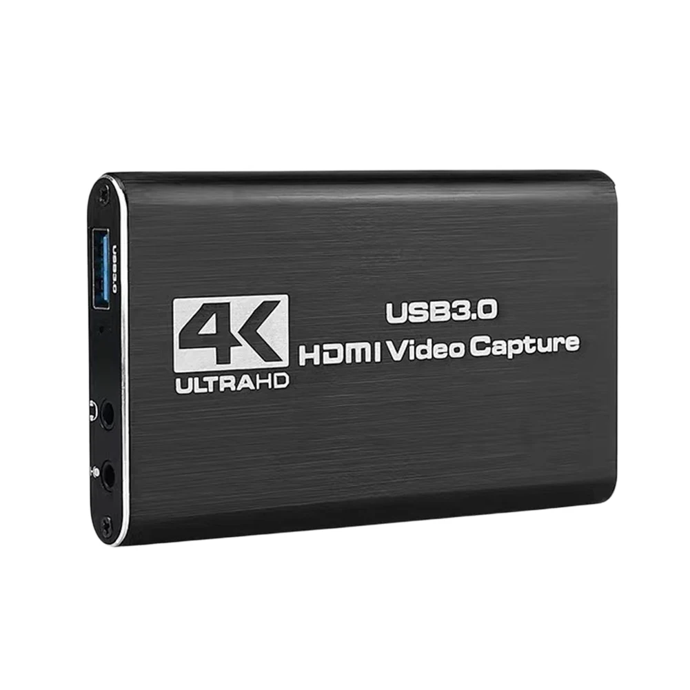 

Устройство для захвата игровых сигналов USB3.0, 4K 60 Гц, HDMI-совместимое, для прямой трансляции и записи игр на PS4