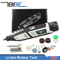 NEWONE 12V Grinding and Polish mini Drill Wireless 12V Rotary Tool Variable-Speed Accessories Carving Milling Engraving Dremel