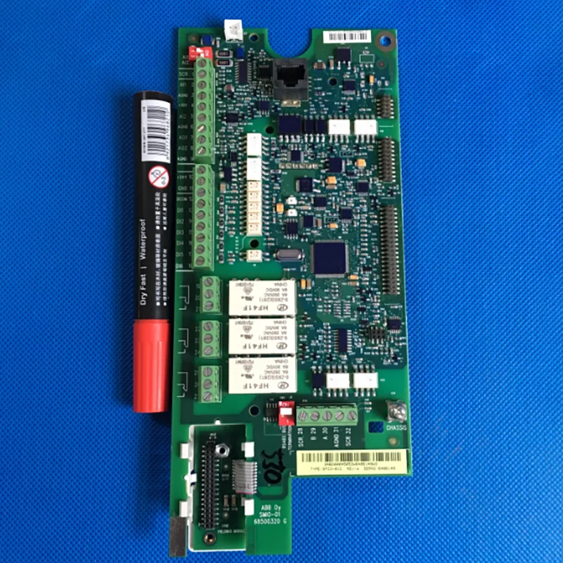 1PC Used SMIO-01C ACS550 Series 15/22/30/37/45KW Inverter CPU IO Control Board