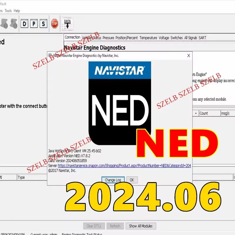 NED 2024.06 DLB 2024.04 تشخيص المحرك Navistar Diamond Logic Builder + ملفات الكراك + ServiceMaxx J1939 + تركيب مجاني #3