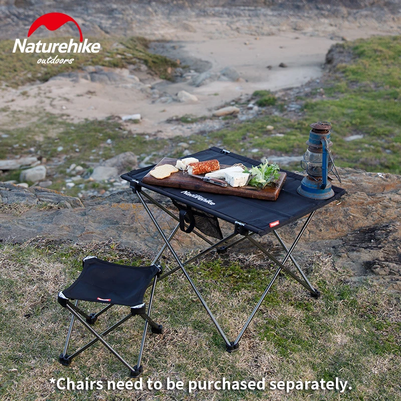 Naturehike Camping Table Folding Portable Picnic Table Aluminium Alloy Outdoor Ultralight Foldable Table BBQ Camping NH15Z012-S