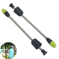 Outdoor garden watering spray extended nozzle long nozzle green garden watering extended nozzle spray accessories tools