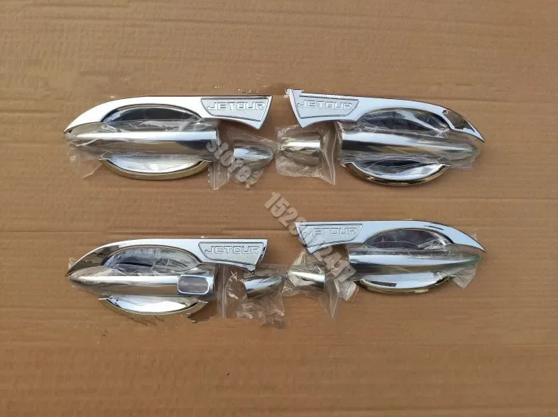 for JETOUR X70 PLUS 2021 2022 2023 Car styling ABS Chrome Door Handle Bowl Trim Door handle Protective covering Cover Trim