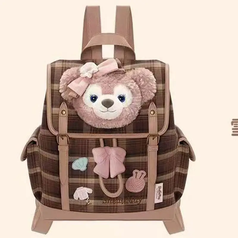 

Disney Little Learning Series большой вместительный рюкзак с героями мультфильмов Lingna Belle Sherry Mei, плюшевая милая сумка, подарок на день рождения для девочек