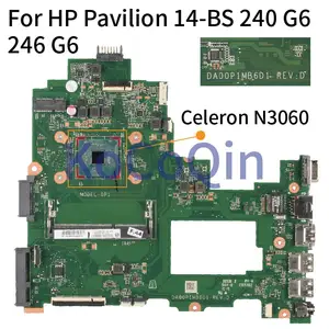 DA00P1MB6D1 DA00P1MB6D0 untuk Papan Utama Notebook HP Pavilion 240 246 G6 14-BS Papan Utama Laptop N3060 925425-001 925425-601 Papan Utama Laptop DDR3L 12 penjualan terbaik da0p1bmb6d0 - №