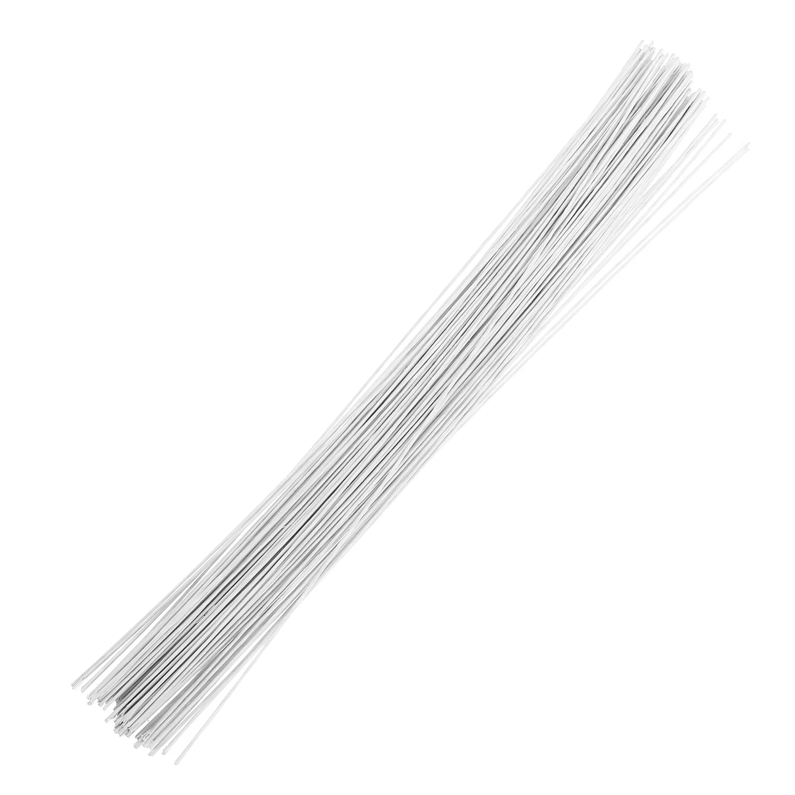 

100 Pcs Crafts Artificial Flower Wire Floral Design Supplies Arrangement Materials Bouquet Stems Crafting Iron Diy