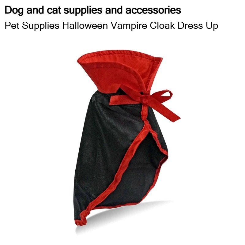 Halloween Vampire Cloak Dress Up Puppy Festival Set Dress up Cats Perfect Parties Accessories pet clothes Pet Supplies