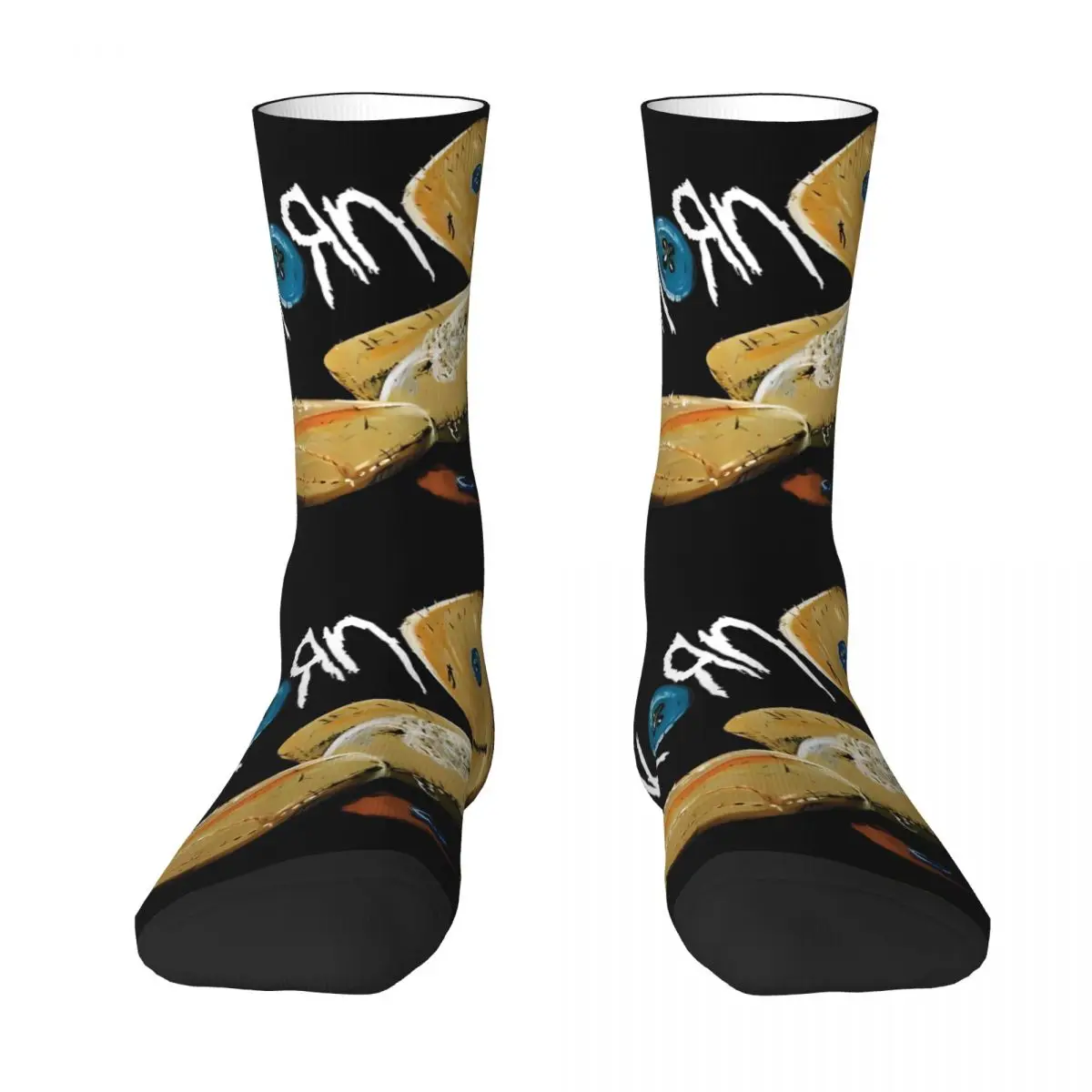 Music Rock Korn Band Socks Autumn Stockings Casual Men Quality Socks Custom Running Anti Slip Socks