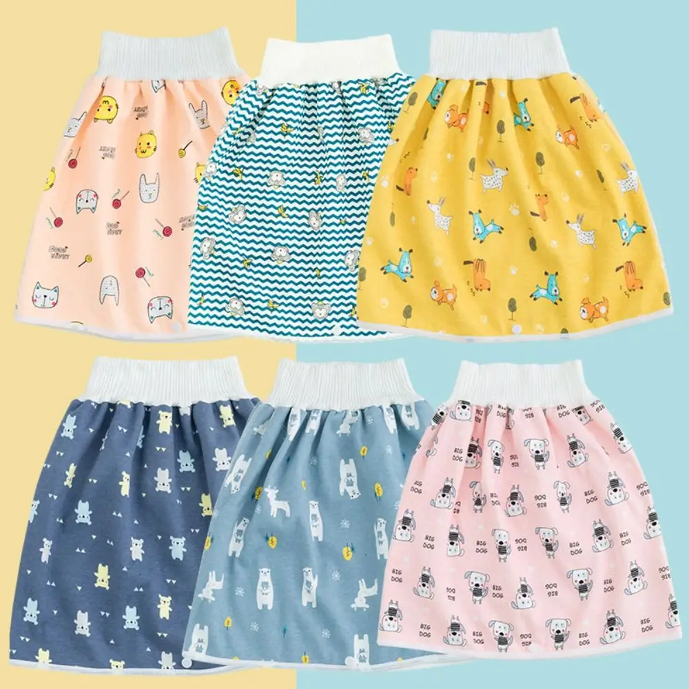 Fraldas para bebês, fraldas para troca de fraldas de pano, calças de treinamento, roupas de cama de dormir 2 em 1, fraldas para bebês