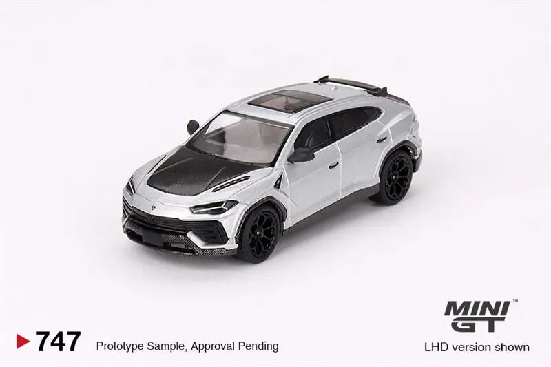 MINI GT 1:64 Lambo Urus Performante Grigio Nimbus LHD Diecast Model Car