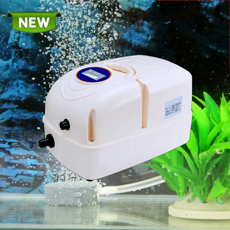 36V DC AC Rechargeable Portable Battery Powered Quiet Aquarium Air Pump Adjustable Fishtank Aerator