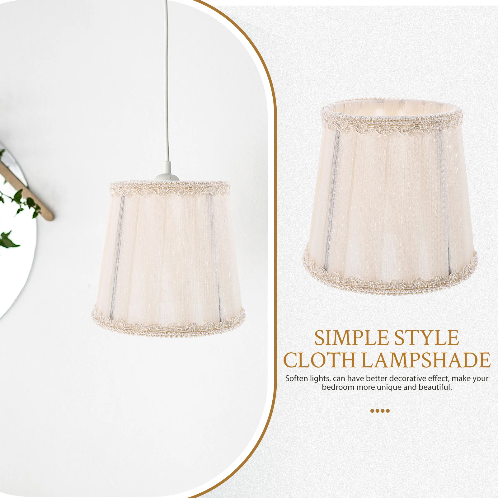 

Multi-Functional Cloth Lamp E14 Replacement For Floor Lamps Bedroom Living Room Fabric Light Cover Soften Light Modern Home