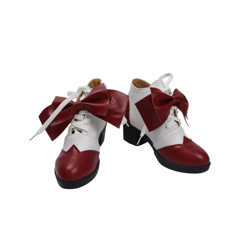 Black Butler Ciel Phantomhive Shoes Halloween Party Role Play PU Leather Shoes
