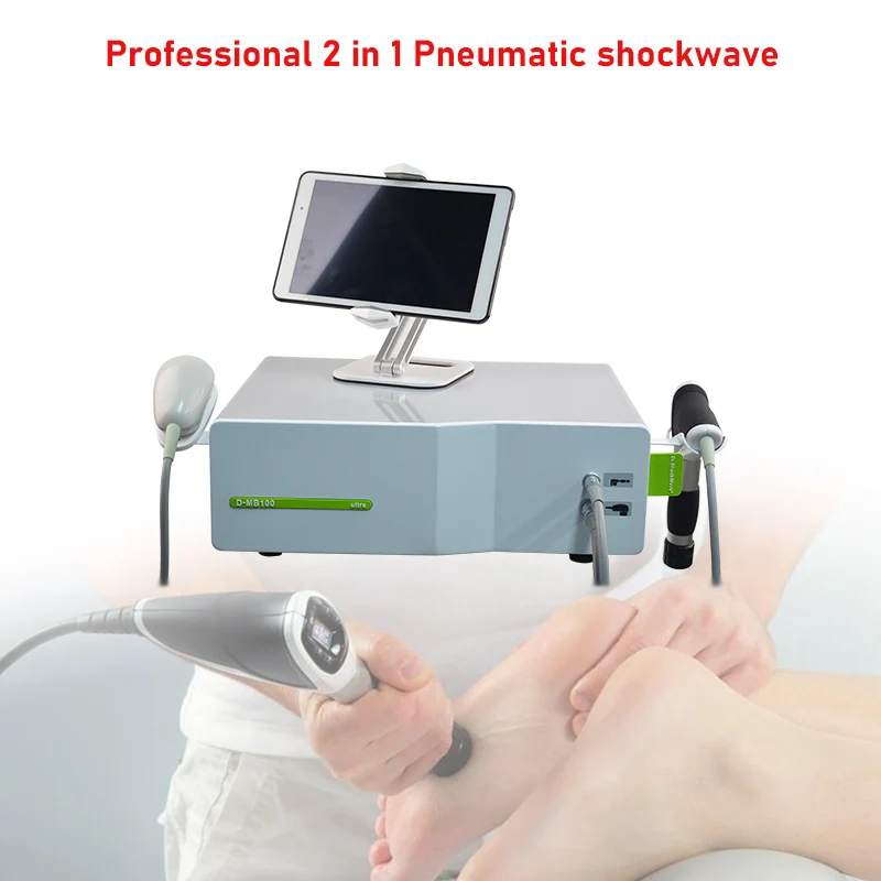 2 IN 1 ESWT Physiotherapy Medical Shock Wave Therapy Machine For Electromagnetic Pain Relief Therapy Devices