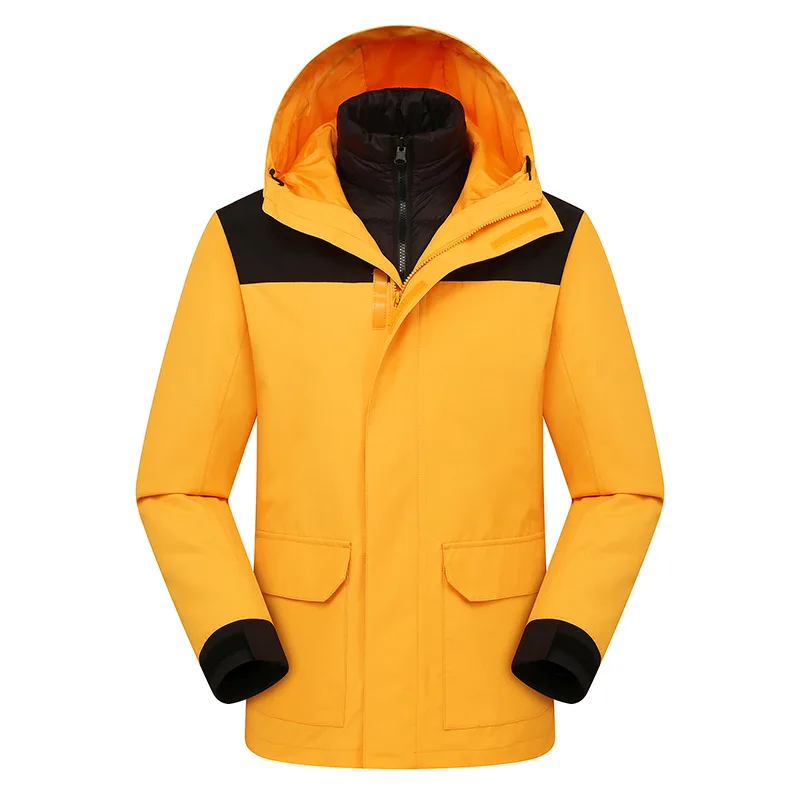 

Outdoor jacket men women three-in-one windproof warm 90 down jacket mountaineering jacket work clothes lightweight