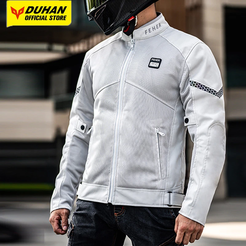 

Summer Motorcycle Jacket Men Breathable Mesh Motorcycle Riding Jacket Anti Drop Motorbike Jacket Comfortable CE Protective Gear
