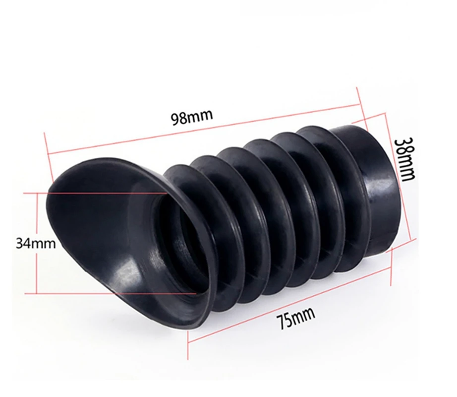 38-42mm Tactical Rubber Eyepiece Cup Eye Guard Shield Cover for Night Vision Spotting Scope Riflescope Binoculars Telescope