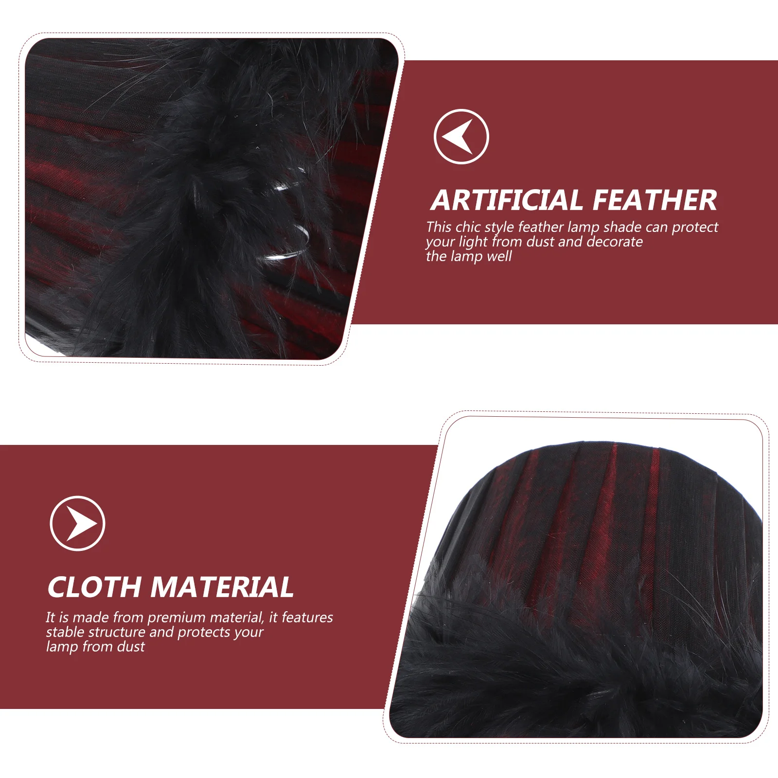 

Lampshade Chic Style Lamp Cover Indoor Use Soft Light Protection Warm Atmosphere Bedside Table Lamp Decor