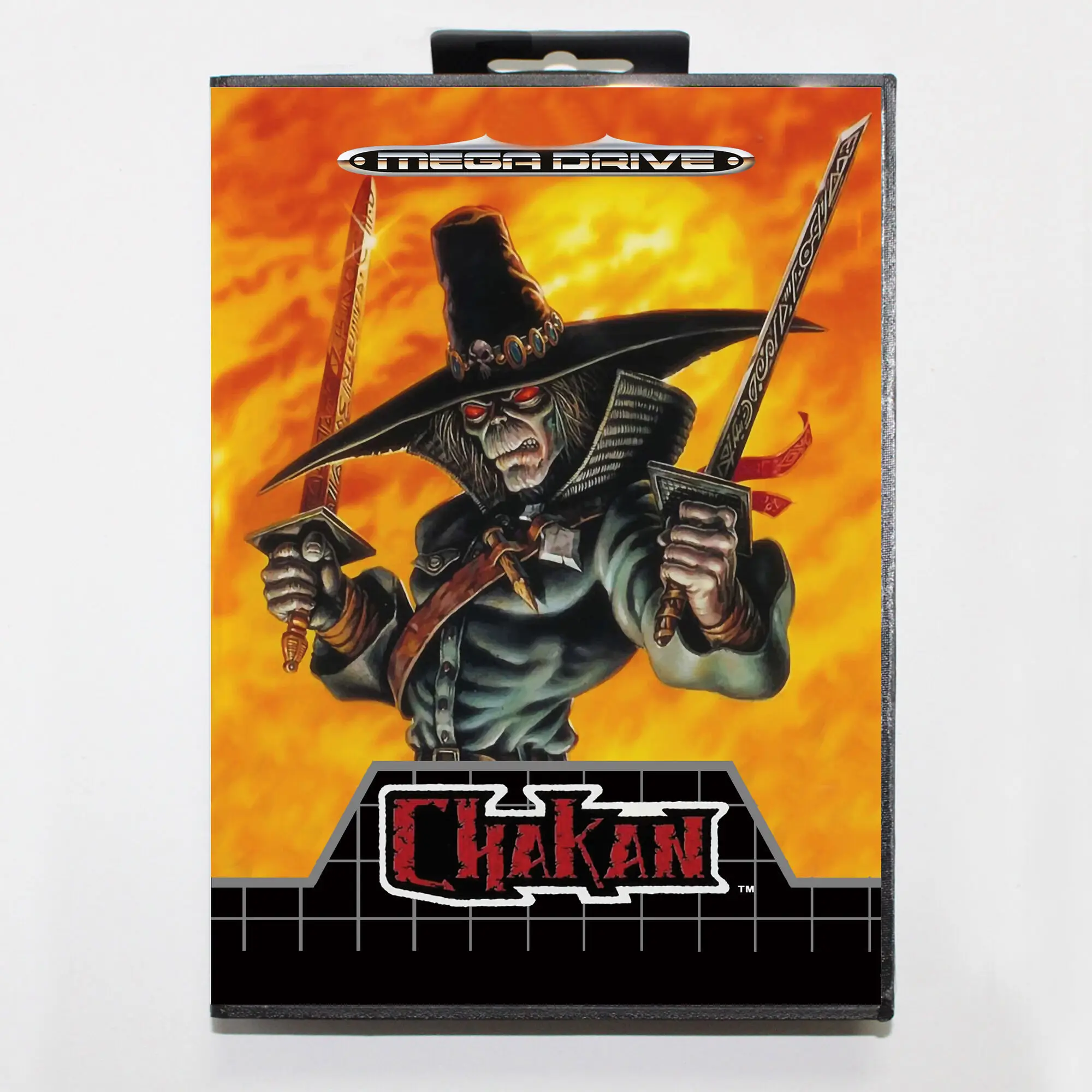 Chakan with EUR Box for 16 Bit Sega MD game Cartridge Megadrive Genesis system