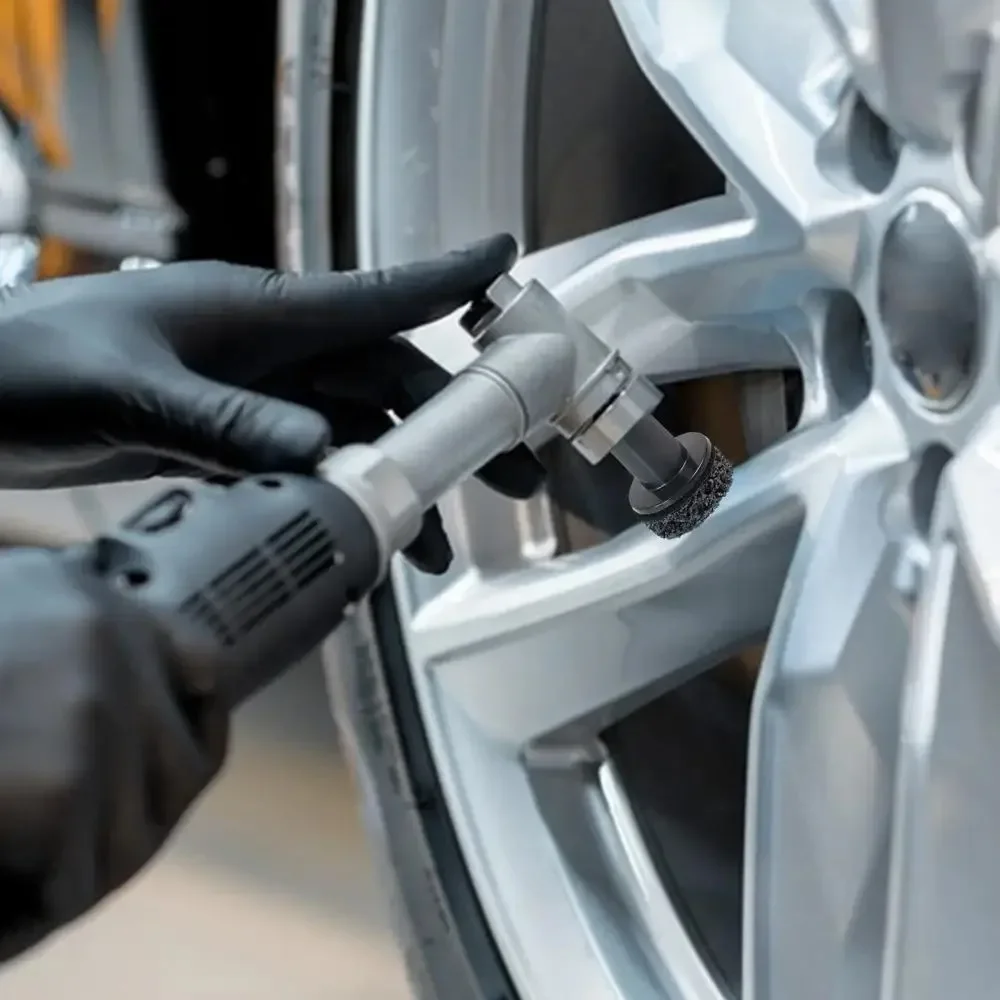 Auto Radnabe Pinsel Auto Radnabe Schleifer Rost Schleifen Entfernung Werkzeug Bremsscheibe Rost Entfernung Polieren Werkzeug