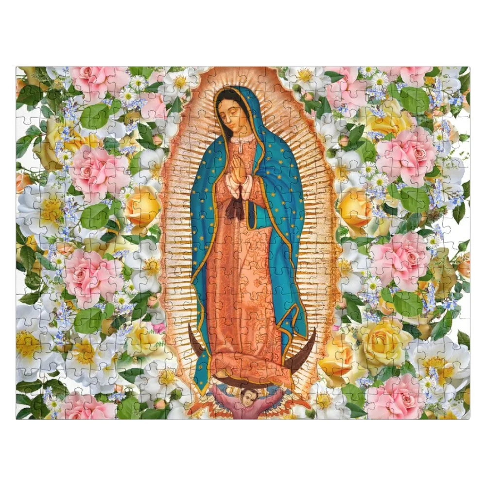 

La Virgen De Guadalupe Jigsaw Puzzle Jigsaw Puzzle For Kids Wood Animals