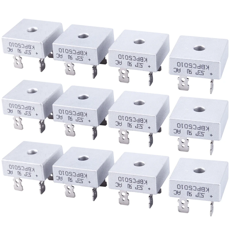 

ABGZ-12X 50A 1000V Metal Case Single Phases Diode Bridge Rectifier KBPC5010