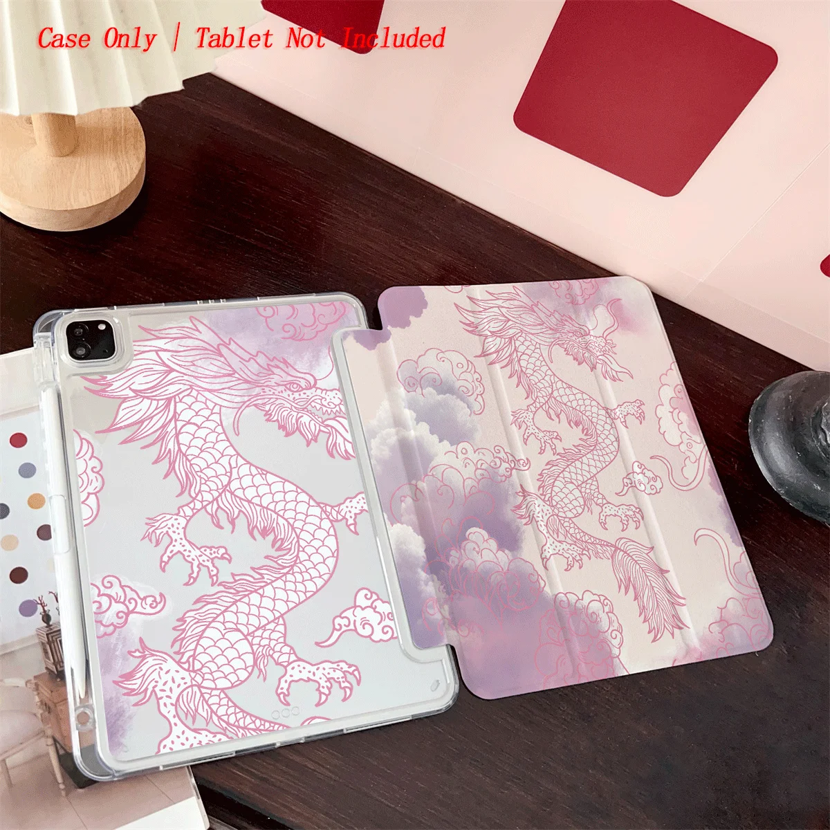 Slim Fit Premium TPU Tablet Cover, Shockproof Durable Lightweight Protective Case for iPad Samsung Huawei Honor Redmi Xiaomi