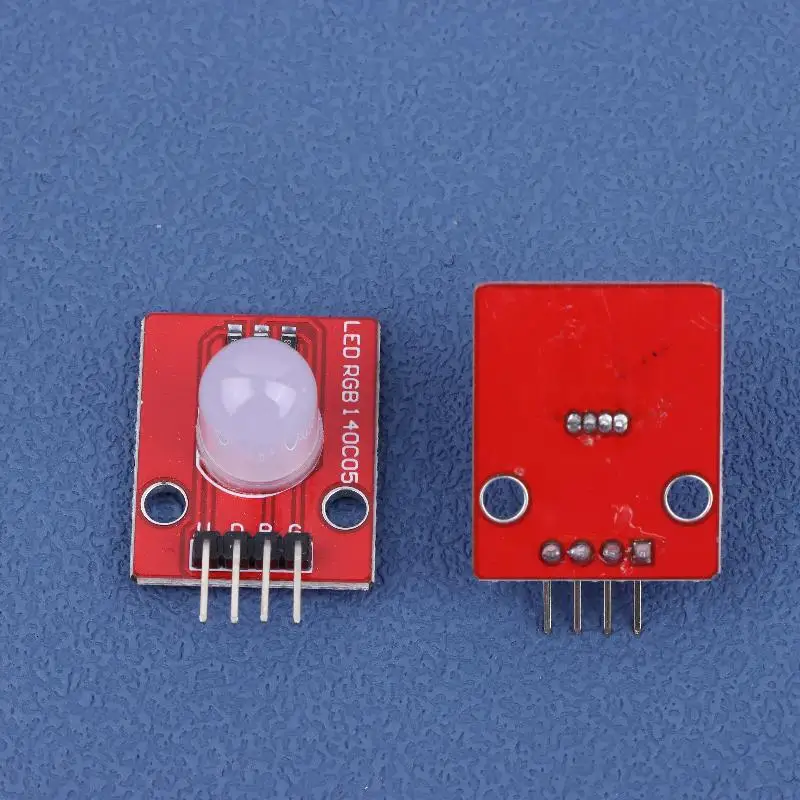 【New】5Pcs 10mm Full Color Three-color Compatible RGB LED Module140C5 Electronic Building Blocks For Arduinos DIY Starter Kit