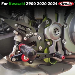 Motorcycle accessories footrest footrests footpeg pedal foot peg Rearset Rear Set Rearsets For KAWASAKI Z900 2020-2024