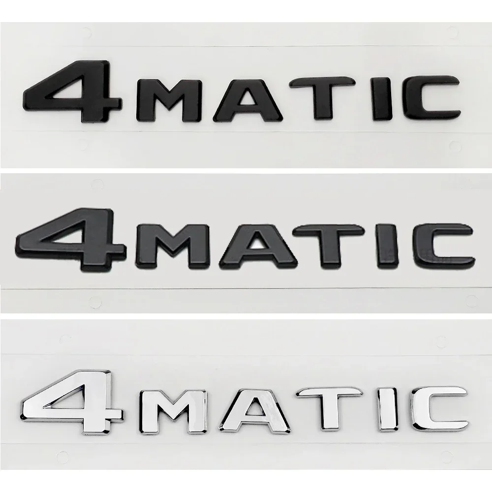 ABS Car Sticker Emblem Auto Body Side Decor Badge for Mercedes Benz 4 MATIC W212 W204 W205 W203 W212 CLK GLA GLK SLK E350