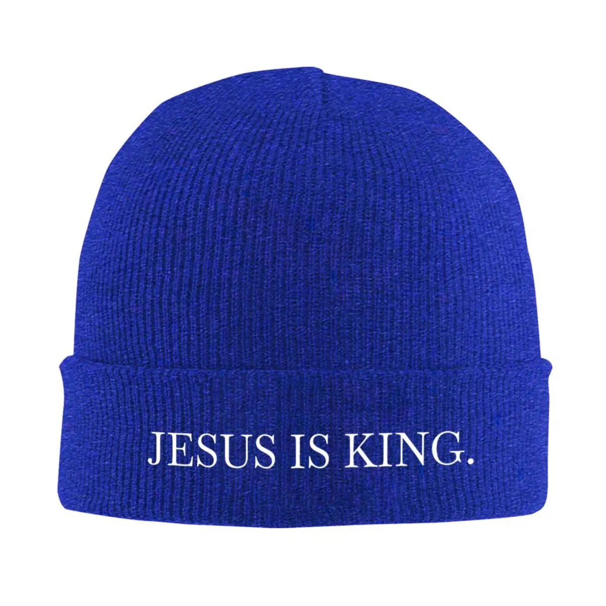 JESUS IS KING. Beanie Hats Casual Caps Men Women Kpop Knitted Hat Winter Graphic Thermal Elastic Beanie Hats