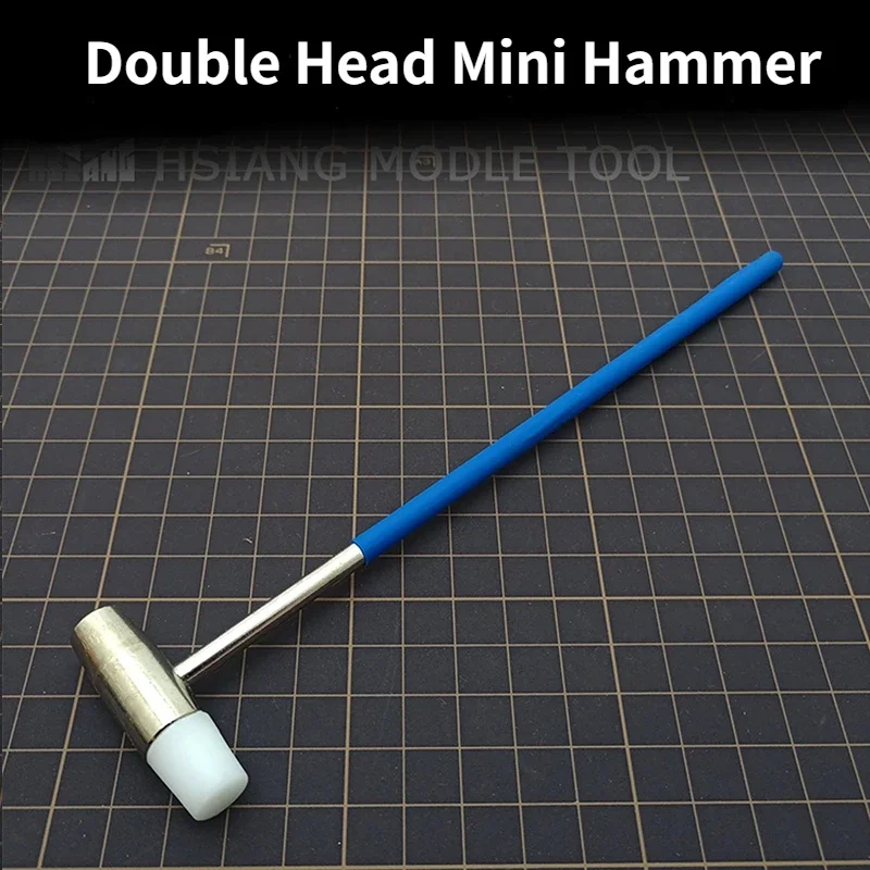 HSIANG Model Tool HMT-13002 Mini Hammer Double Head Hammer Assembly Model Builing Tools for Modeling Hobby DIY Tools