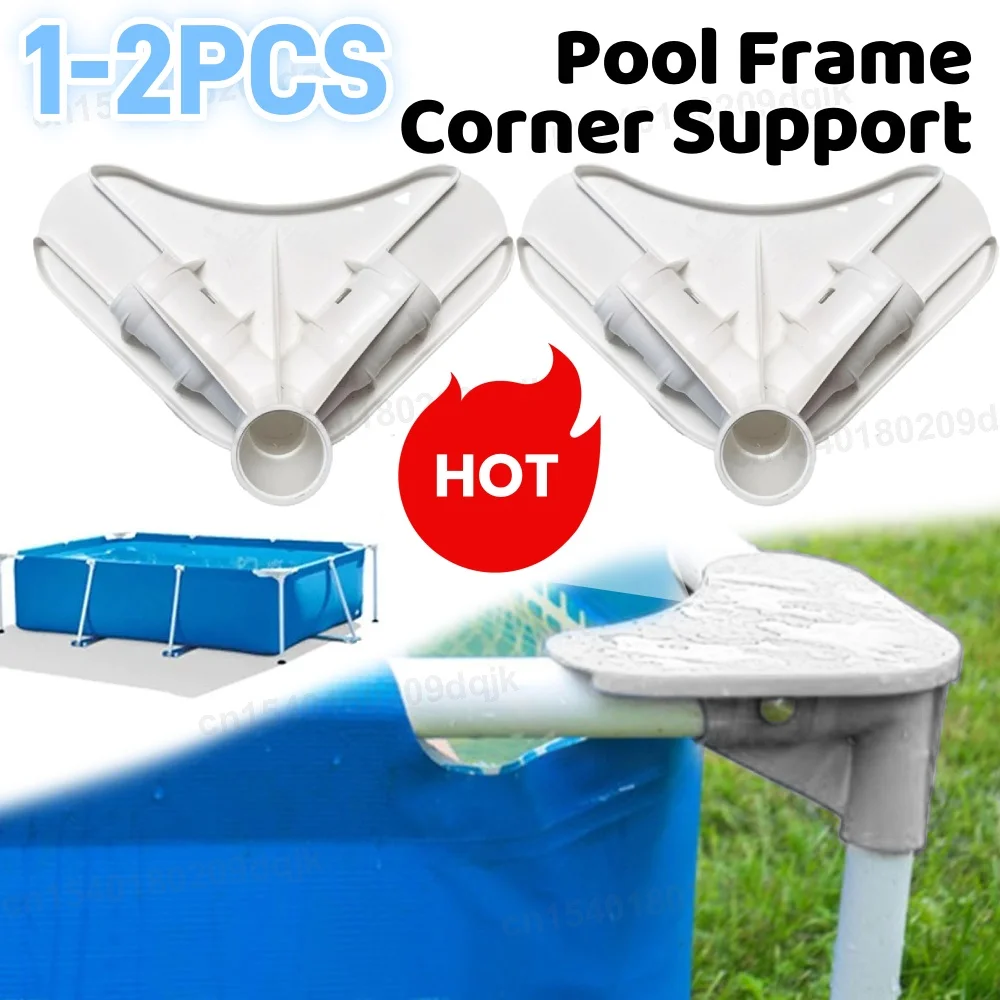 

1/2 шт. угловой соединительный кронштейн для рамы бассейна, угловой кронштейн для бассейна, запасная часть для надземных аксессуаров для бассейна