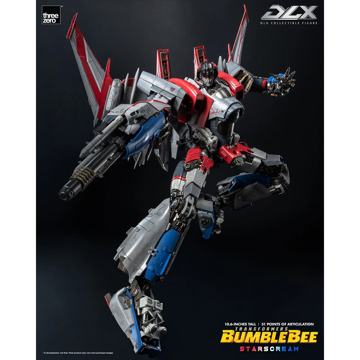 Figurine d'action HIPLAY Threezero Transformers DLX Starscream 3Z09430W0