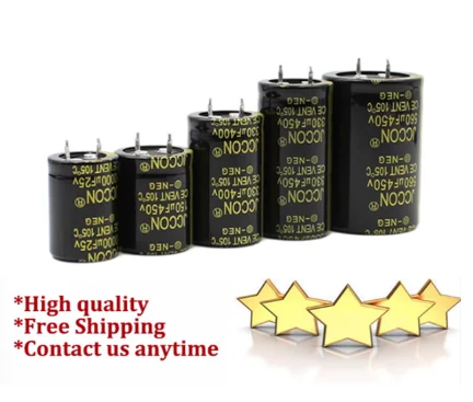 Capacitor 25V 50V 63V 100V 200V 250V 400V 450V 470UF 560UF 820UF 680UF 1500UF 2200UF 6800UF 15000UF 22000UF 47000UF 35x50