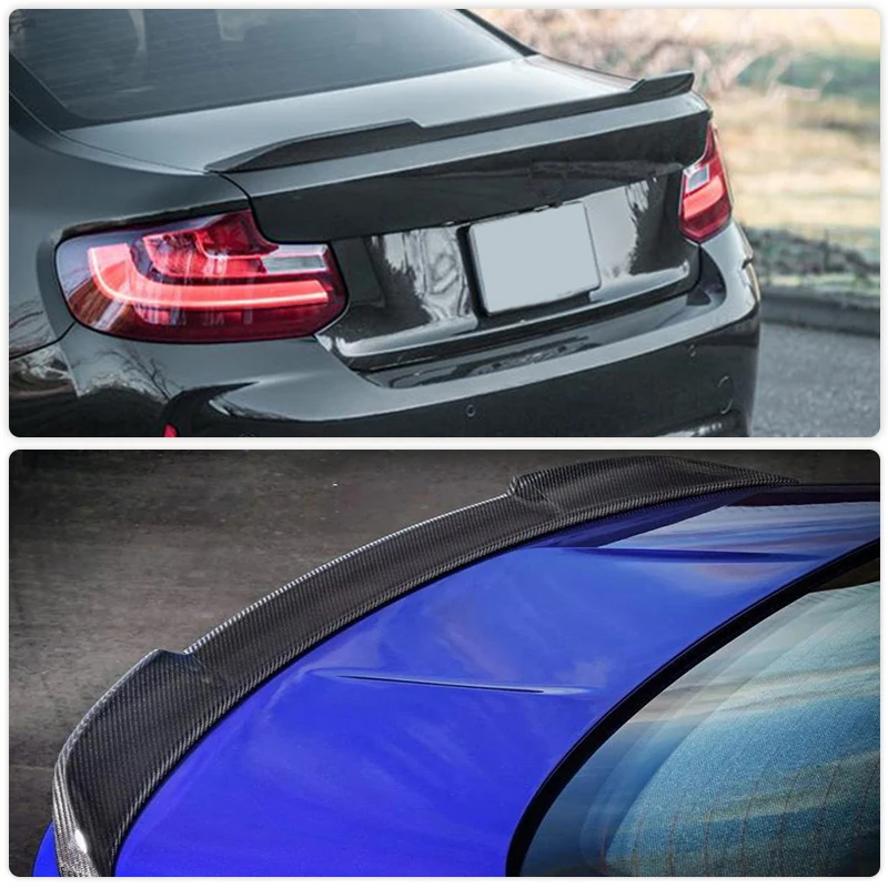 

Carbon Fiber Rear Trunk Spoiler Wing for BMW 2 Series F22 F87 M2 Base Sedan M Sport Coupe 2014-2019 Rear Wing Spoiler Lip