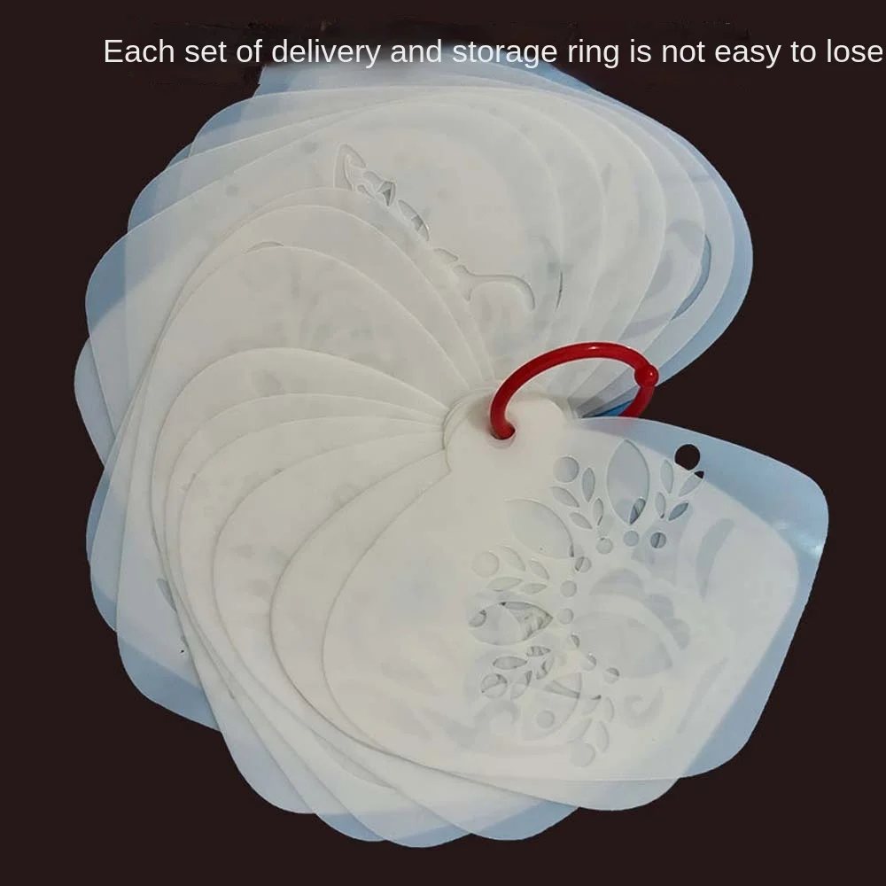 Reusable Face Paint Templates Hollowed Multiple Pattern Body Art Paint Stencils Hand Painting Decorative DIY Makeup Tools Party